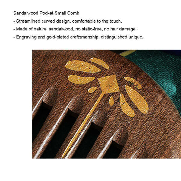 Sandalwood Pocket Small Comb 2