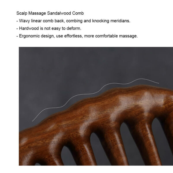 Sandalwood Scalp Massage Comb 2