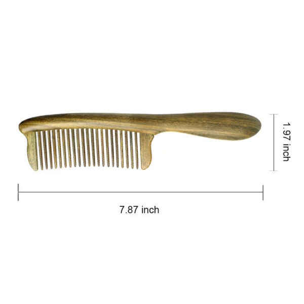 wide tooth wooden hair comb 4