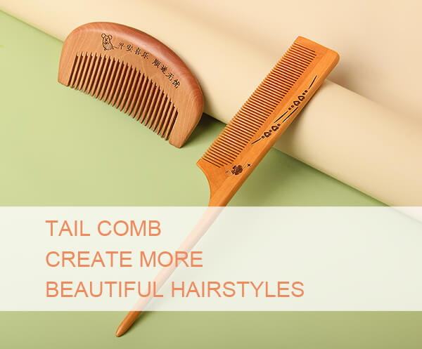 wooden tail comb