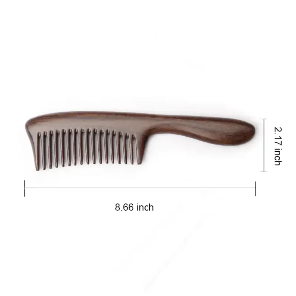 Extra Wide Tooth Sandalwood Comb
